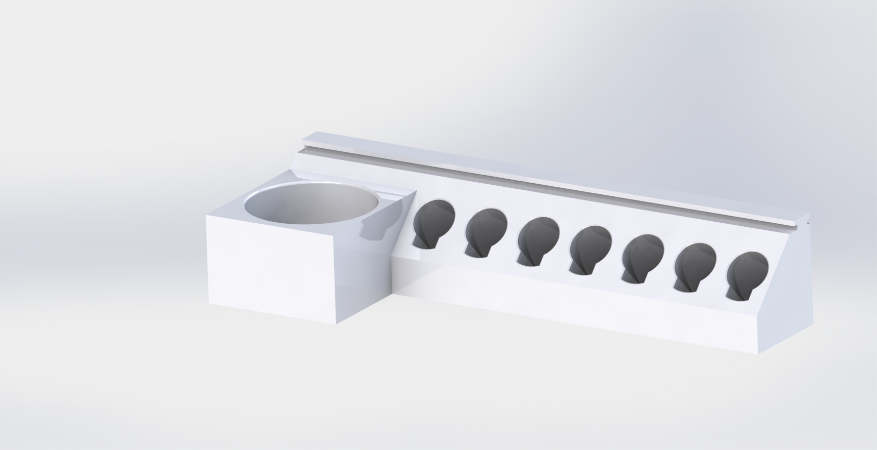 Penholder for Whiteboard Pens and Refiller
