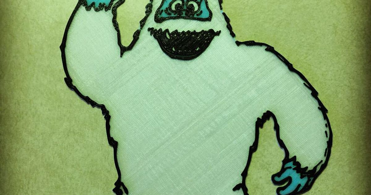 monsters inc abominable snowman drawing
