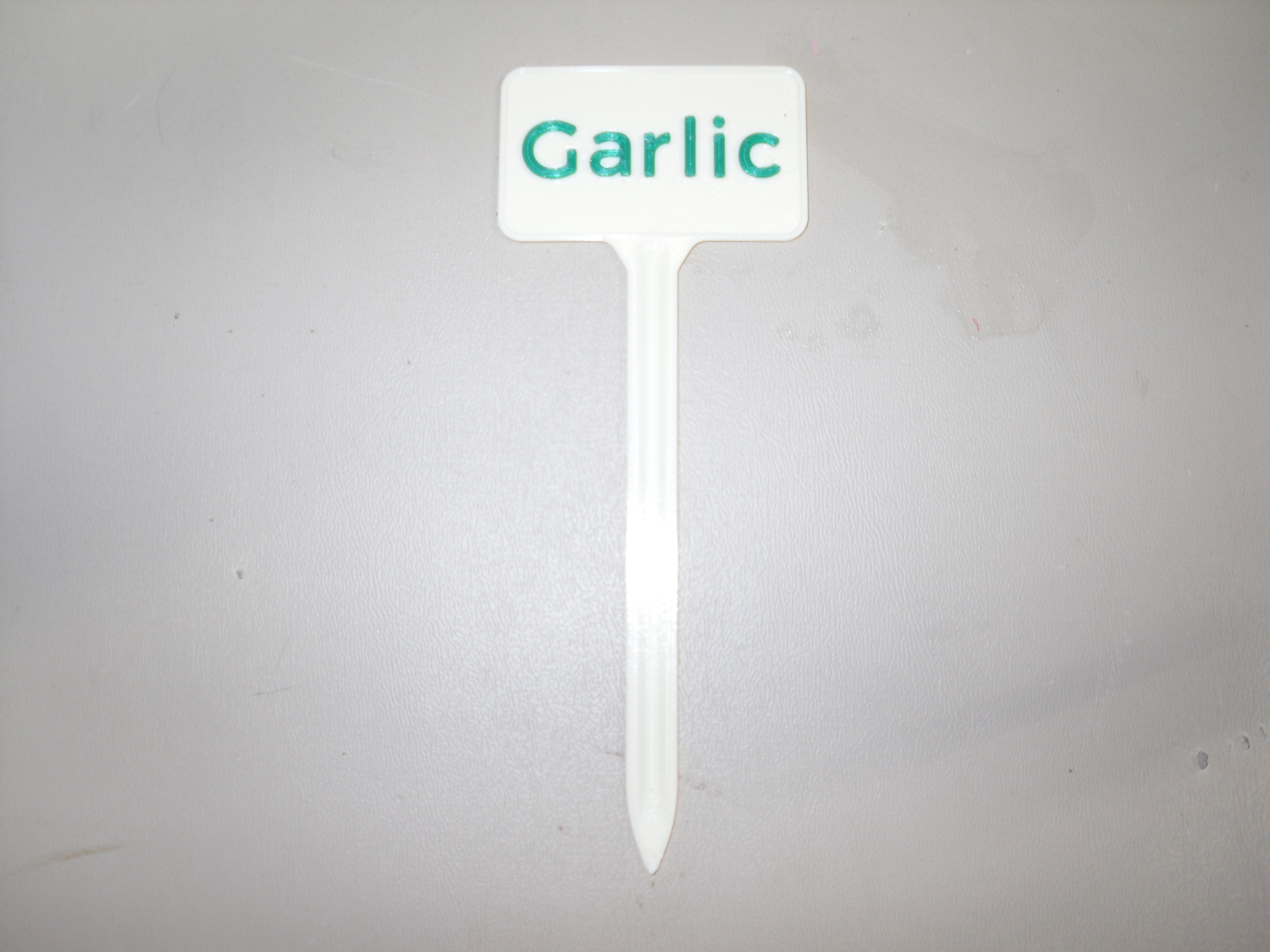 Plant Label Garlic