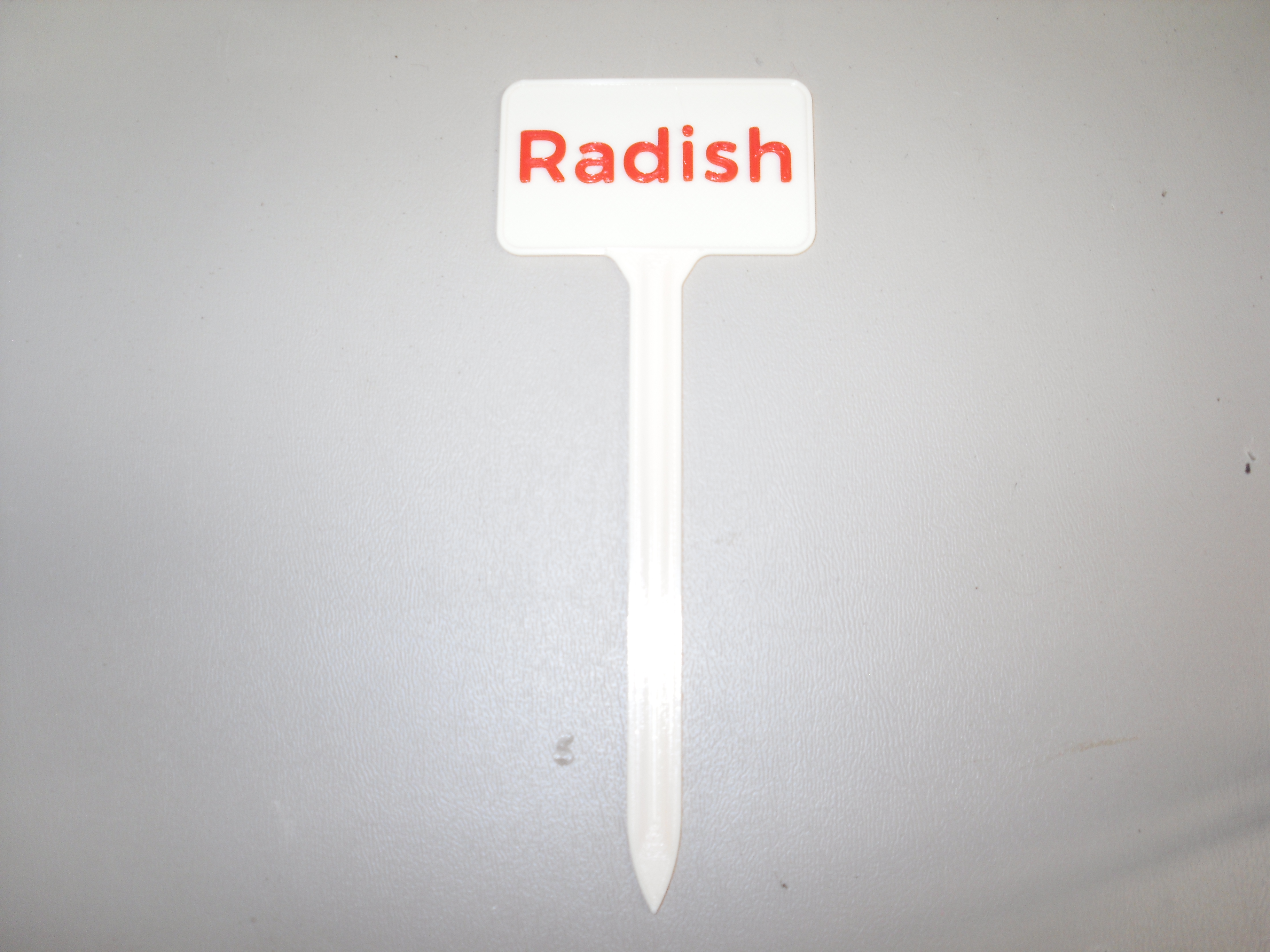 Plant Label Radish