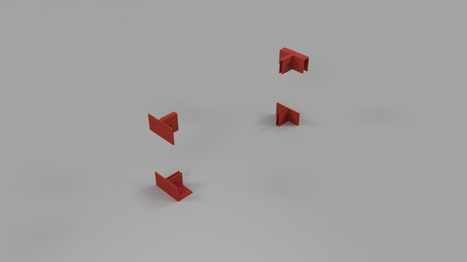 Miniatura 4 do modelo 3D Fully Parameterized Drawer Divider Brackets