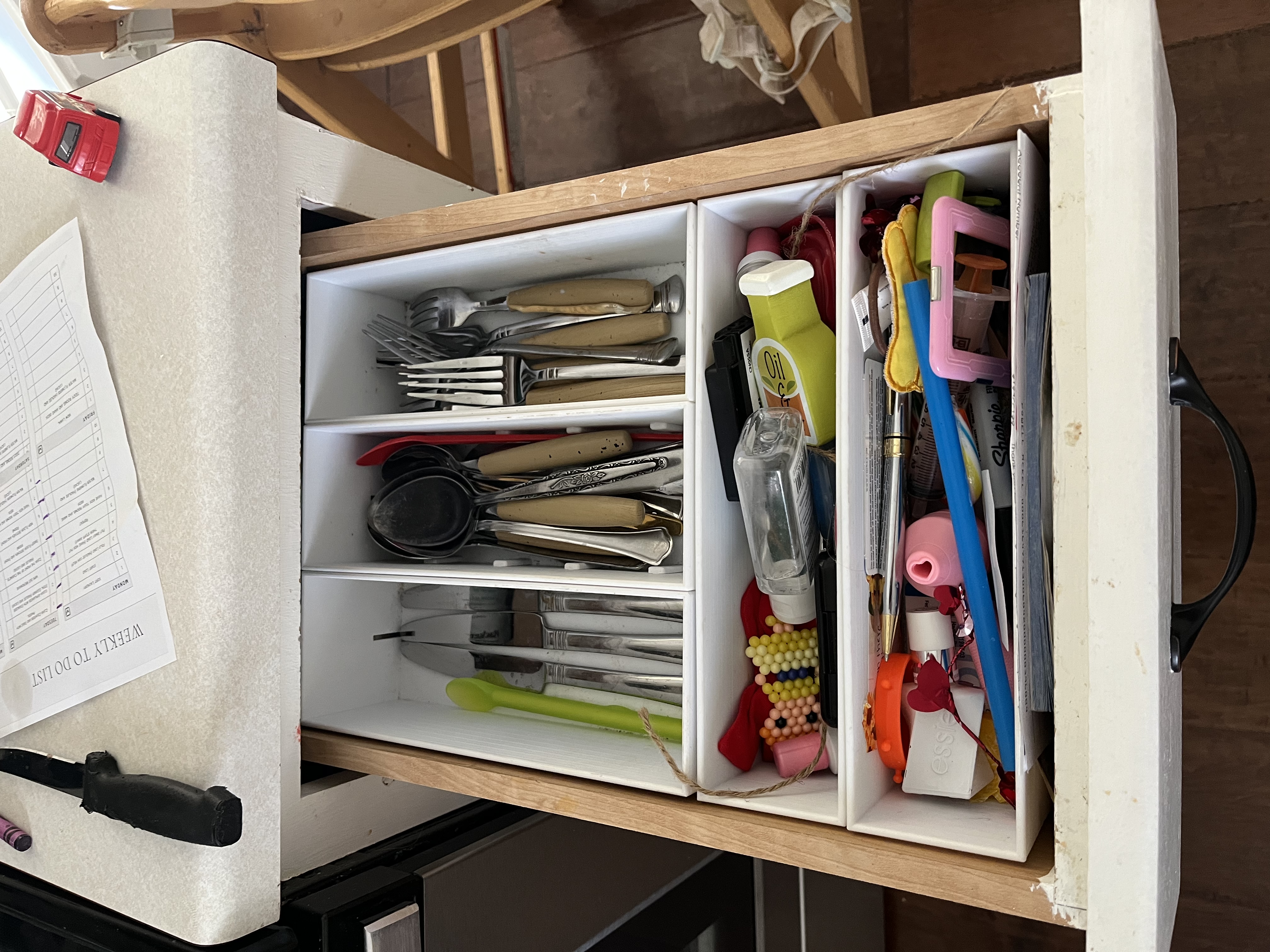 Interlocking silverware organization boxs