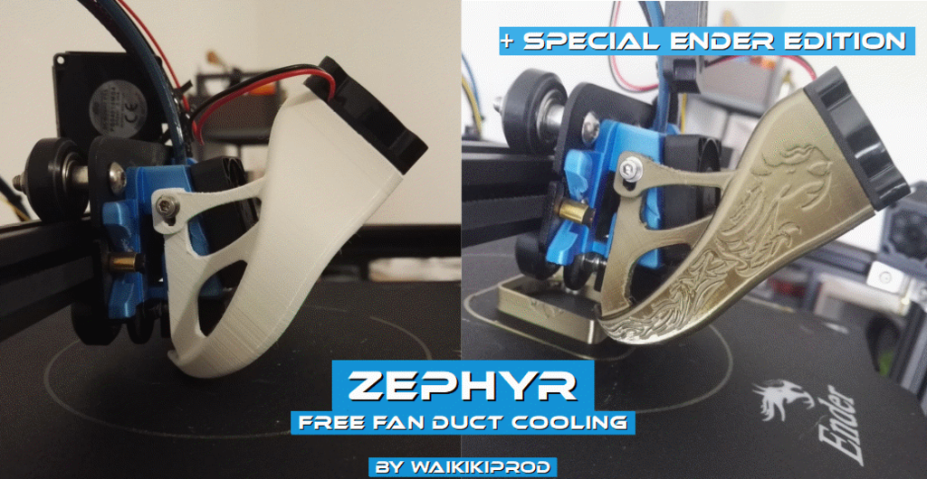ZEPHYR V2 adaptative for Bullseye Fan Duct cooling