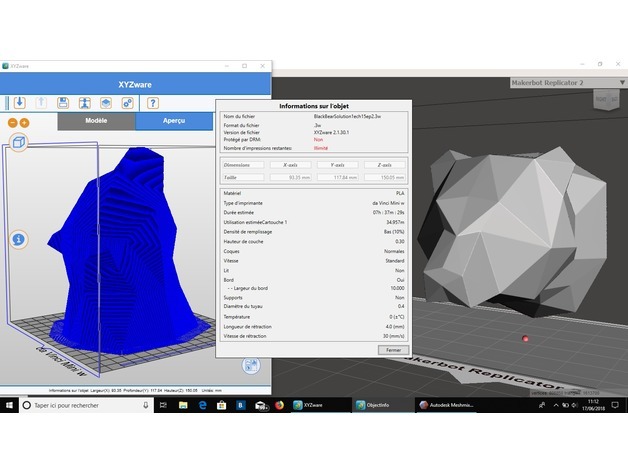 Miniatura 4 do modelo 3D Bear Wall Trophy Low Poly