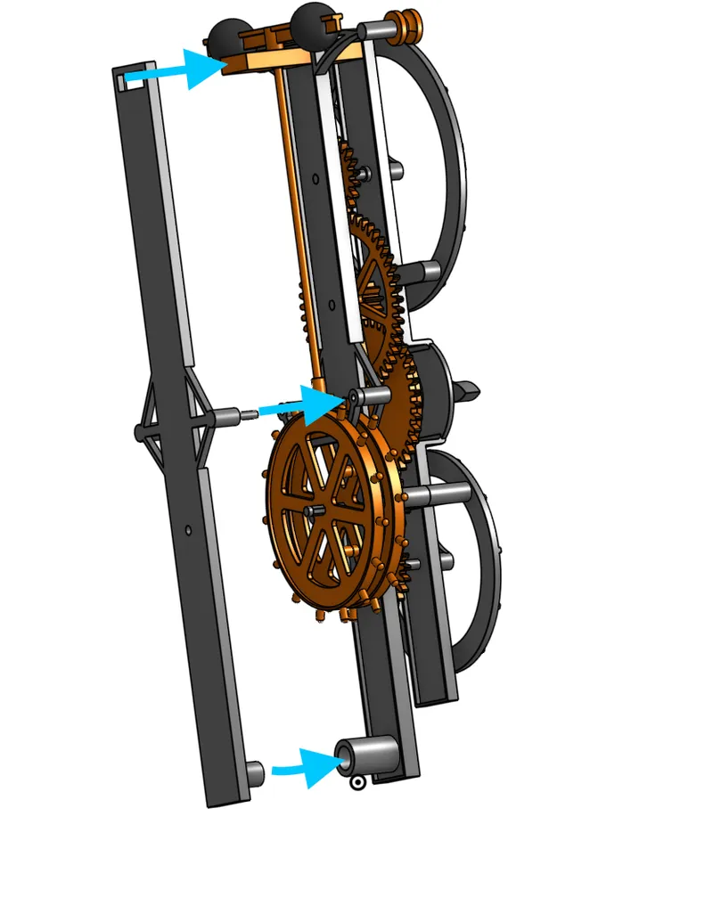 Da Vinci Clock by Prachi Kumari | Download free STL model | Printables.com