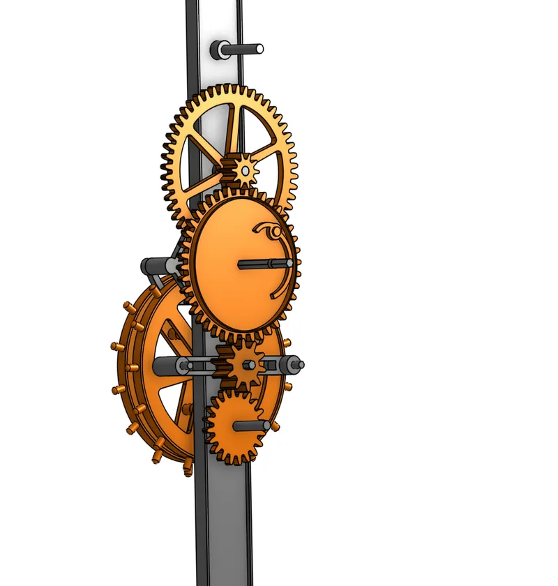 Da Vinci Clock by Prachi Kumari | Download free STL model | Printables.com