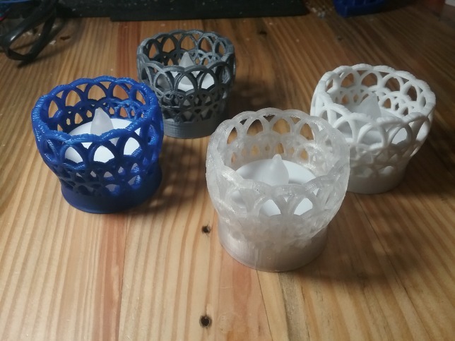 Miniatura 3 do modelo 3D LED Tealight Holder