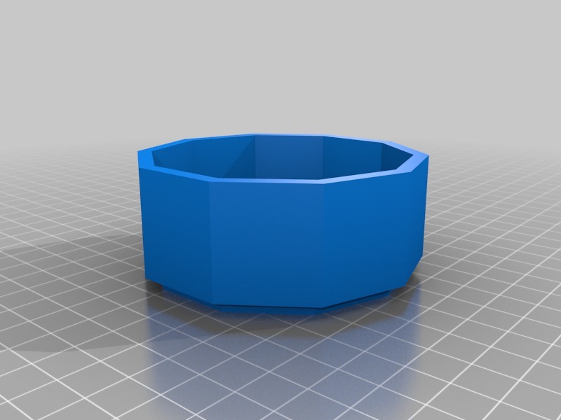 Miniatura 4 do modelo 3D 10 Sided Stackable Boxes