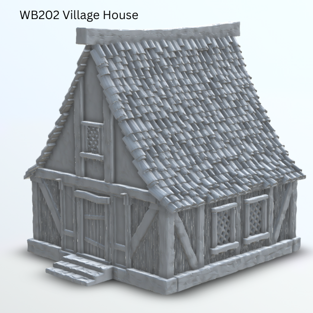 28mm Wargame - Wereburg Village House WB202