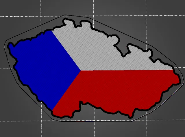 The Map of the Czech Republic