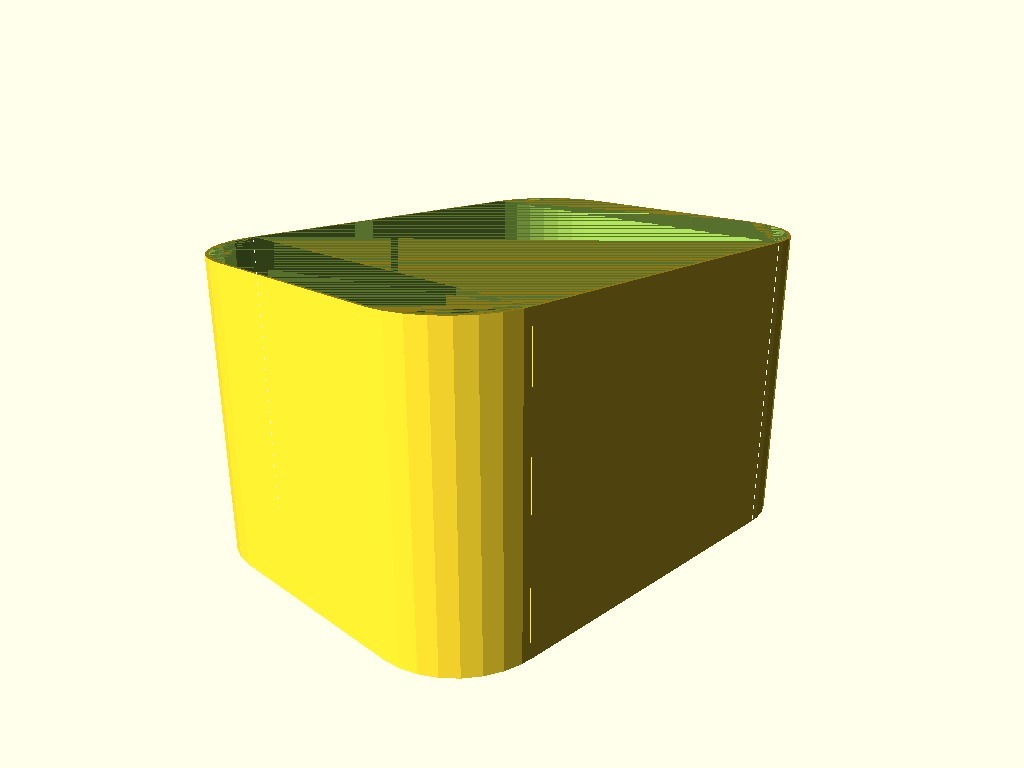 Parametric Rounded Corners Box