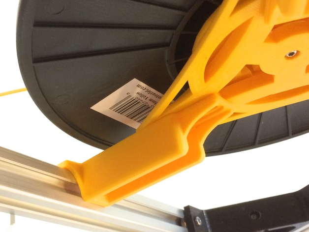 Adjustable Kossel delta spool holder extension arms