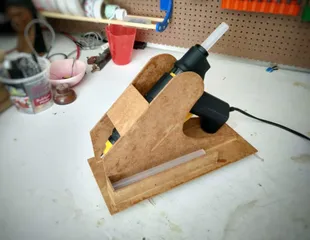 Minimalist glue gun holder by Stas911, Download free STL model