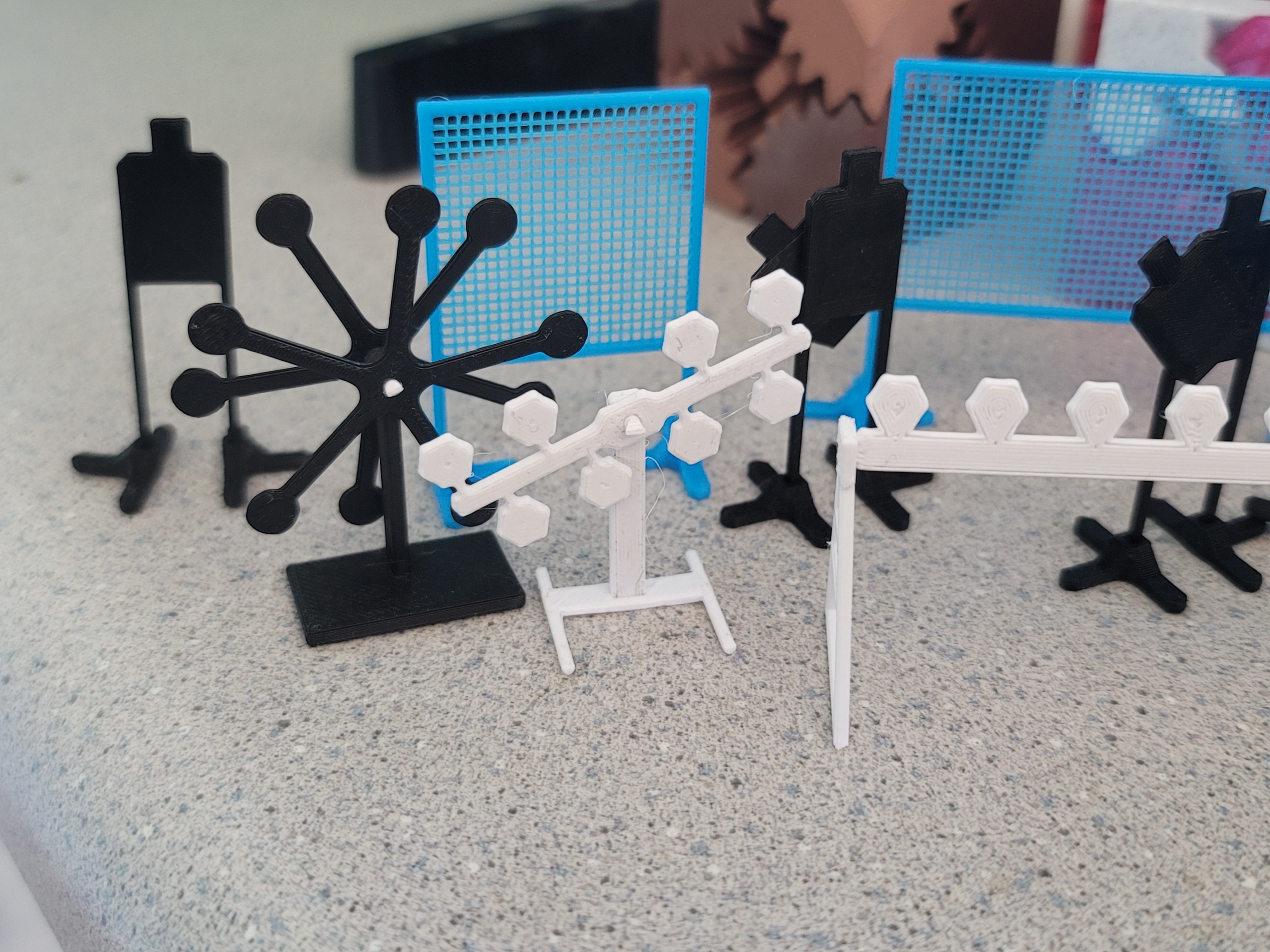 Miniature IPSC range models. — miniatura 3