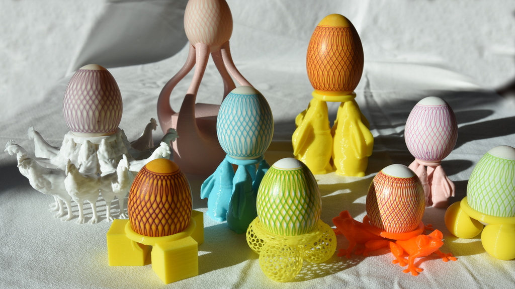 Easter Egg Holder - Group 5 (OpenSCAD)