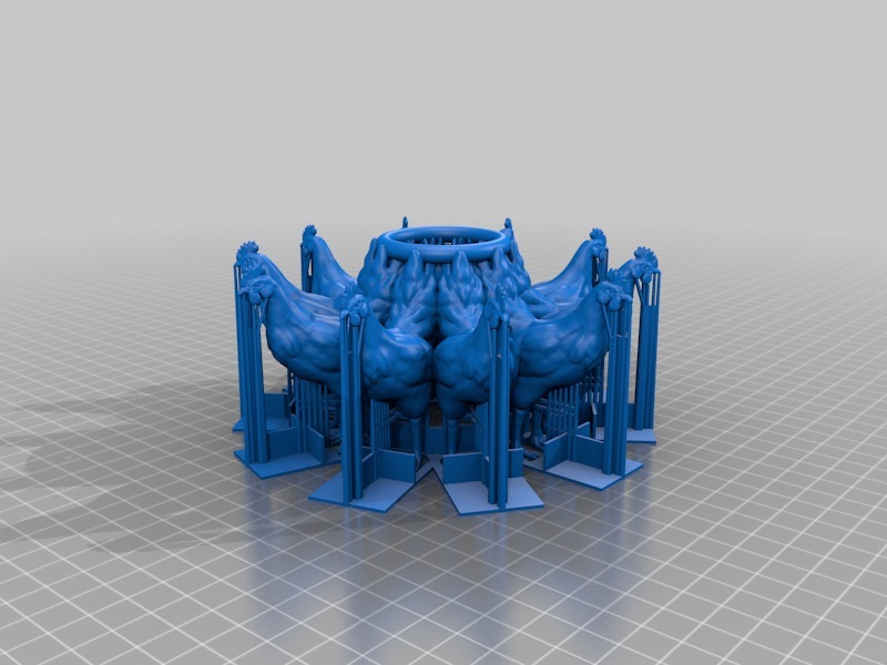 Miniatura 4 do modelo 3D Easter Egg Holder - Group 5 (OpenSCAD)