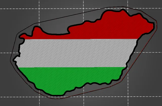 The Map of Hungary