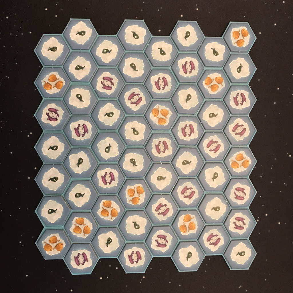 "Hey That's My Fish" Game Board Remix