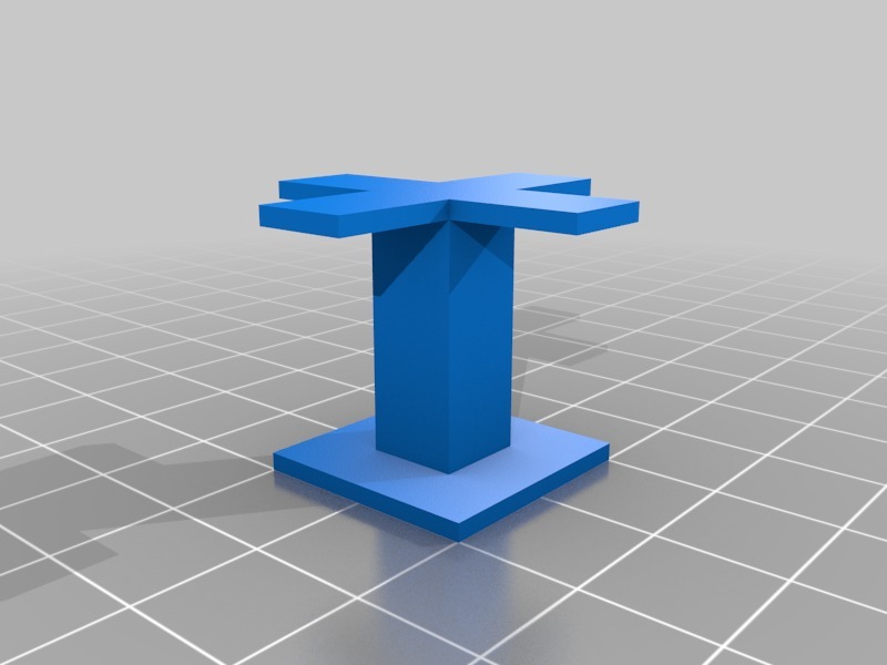 Customizable 3d printer support test by zapta download free stl model