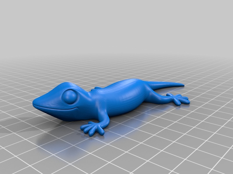 Gecko Fridge Magnet by zapta | Download free STL model | Printables.com