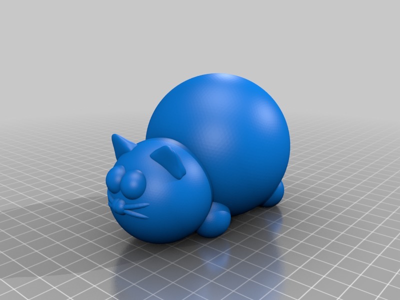 Easy to print Fat Cat
