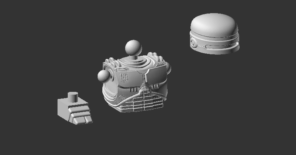 Robocop parts for Minimates by JustSomeGuy | Download free STL model ...