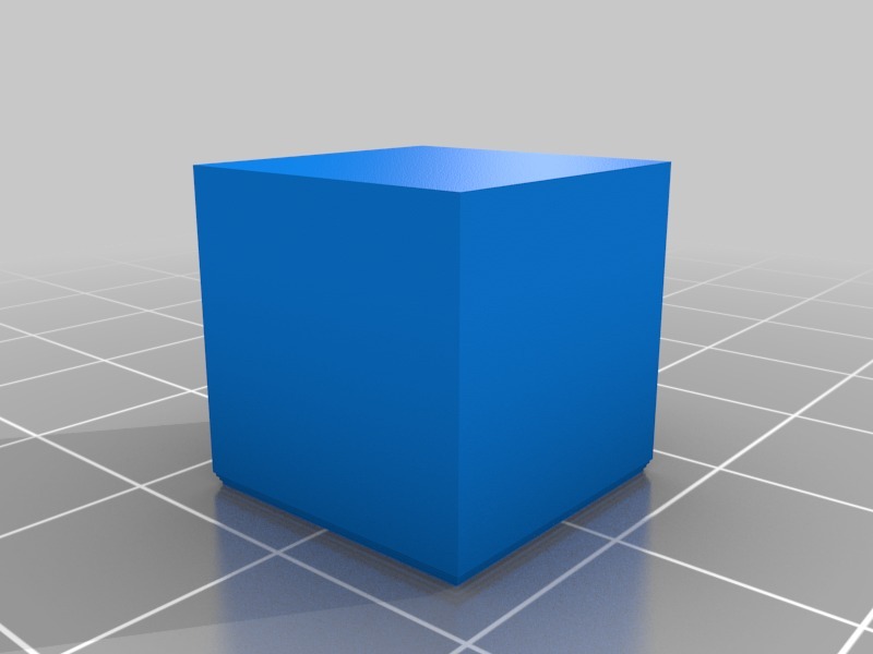 Anti Elephant-Foot Customizable Test Cube