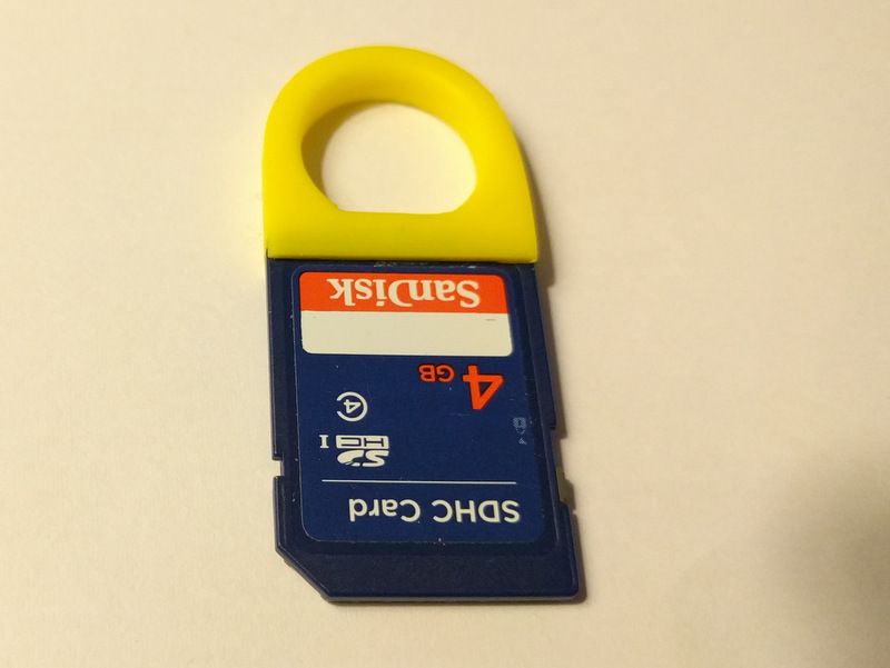 Creator Pro SD Card Grip by zapta Download free STL model