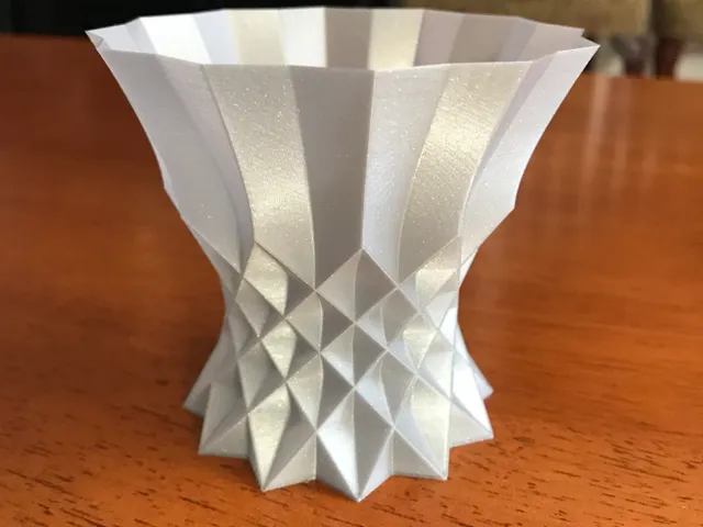 Faceted Vase