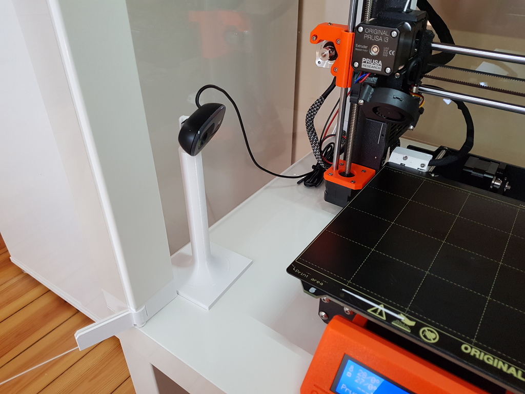 Camera holder for Logitech C270 HD (LACK enclosure mod)
