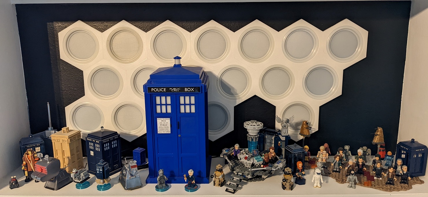 Doctor Who Tardis Roundel Diorama Building Set