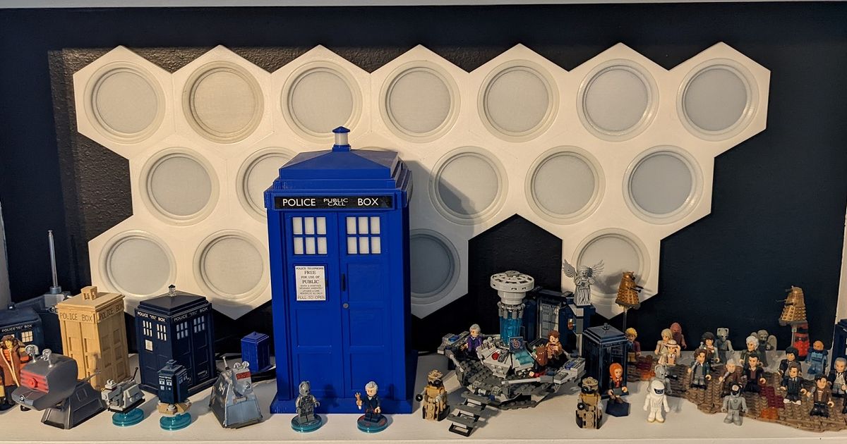 Doctor Who Tardis Roundel Diorama Building Set By Spradlinb Download 