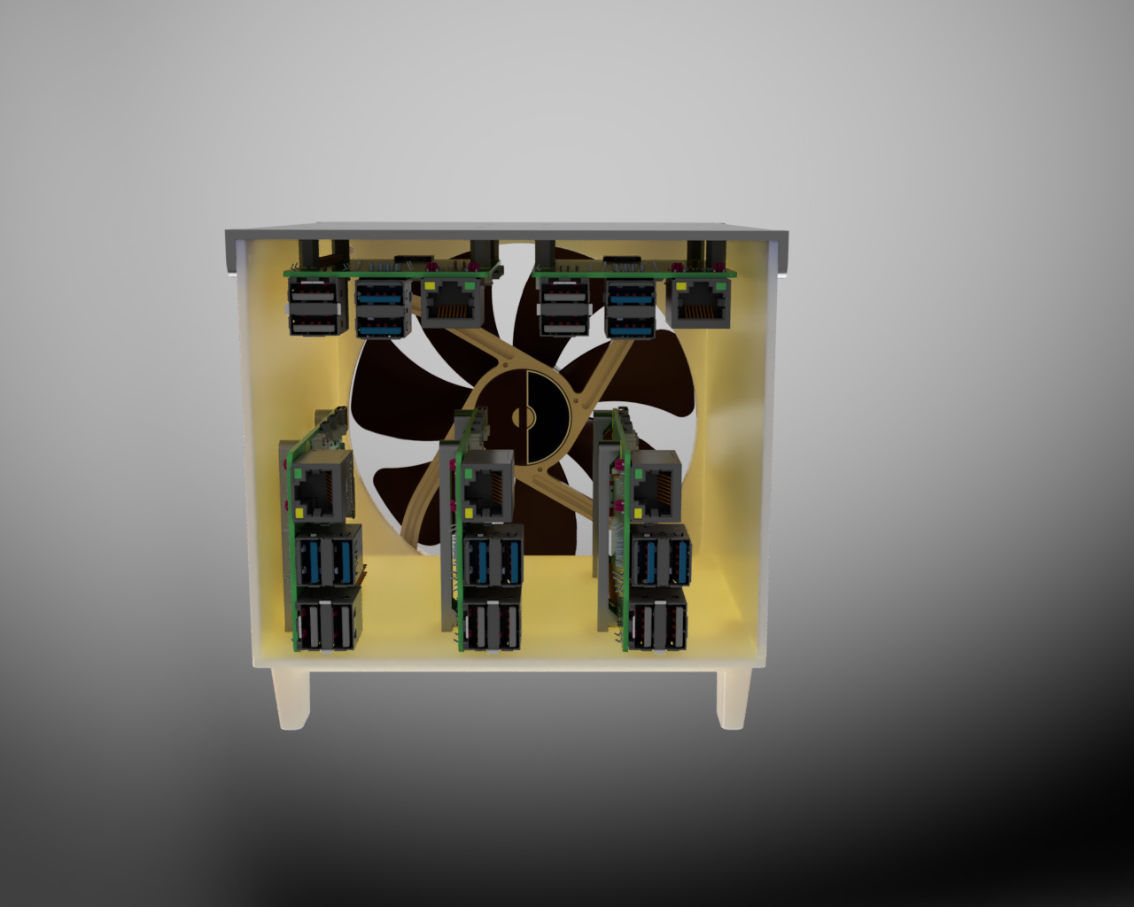 Raspberry Rack with FAN