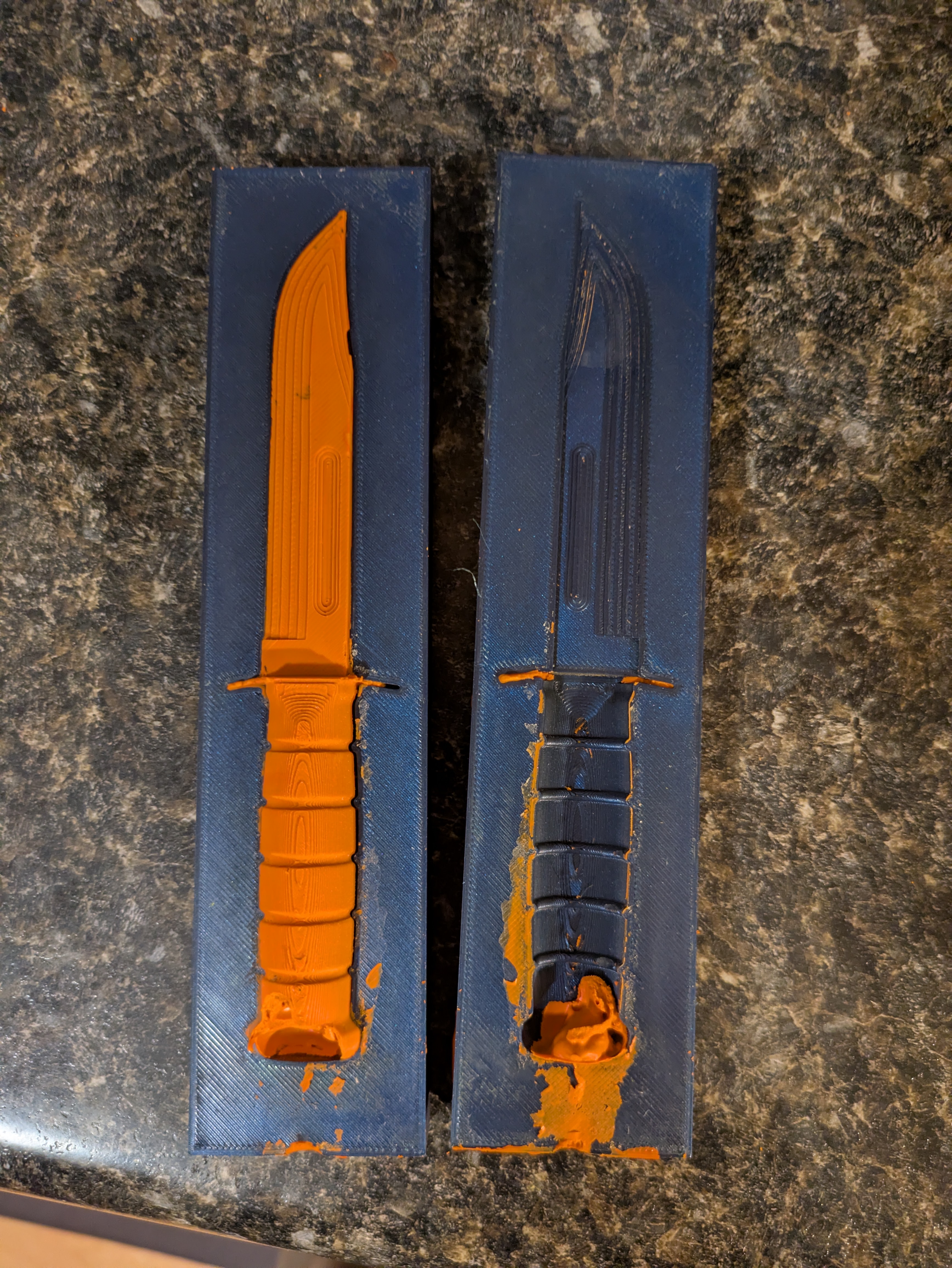 Ka-Bar knife mold