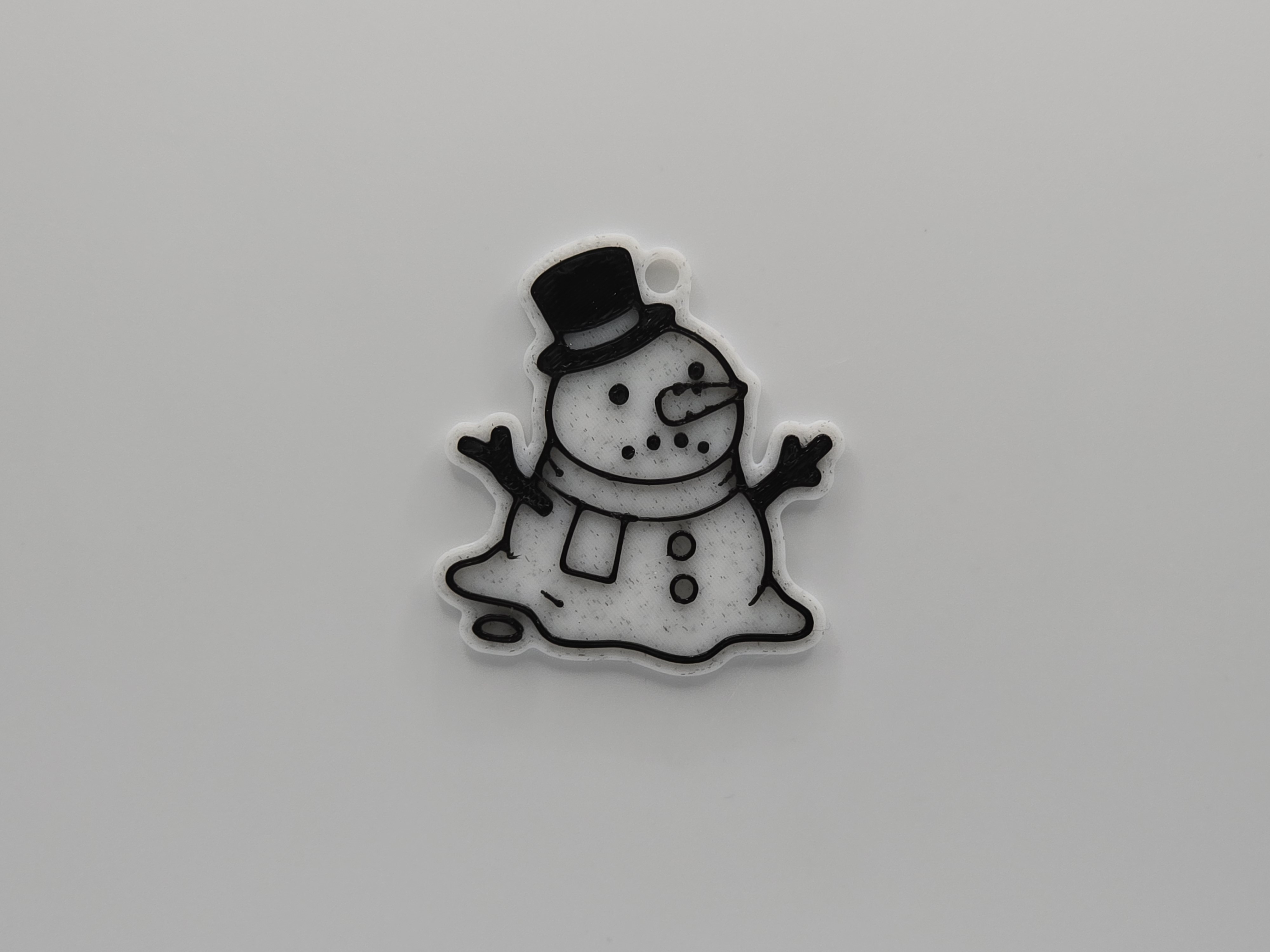 The Melting Snowman Keychain