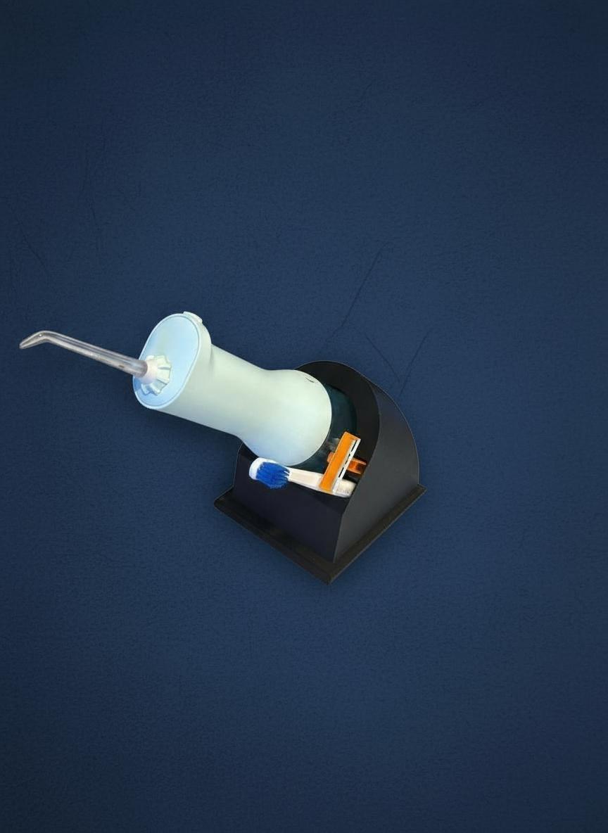 Waterpik toothbrush and razor gridfinity holder