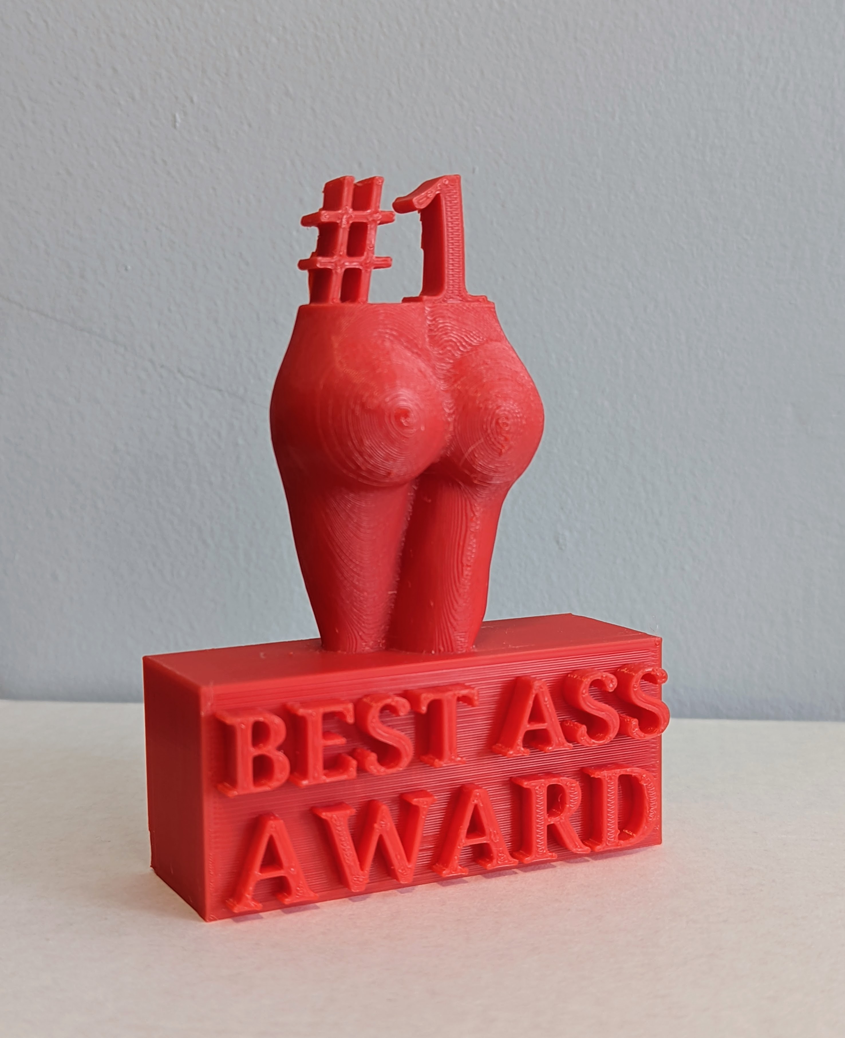 Best Ass Award Trophy By Kev Download Free Stl Model