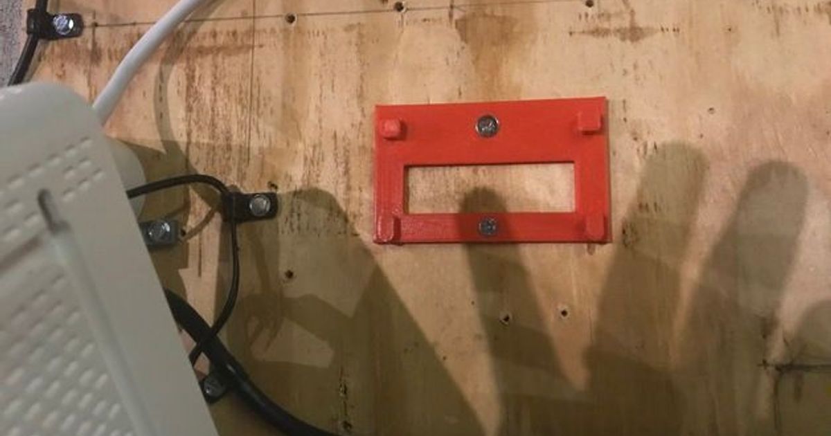 Cable Modem Mounting Bracket Motorola / Arris SurfBoard by Sean Download free STL model