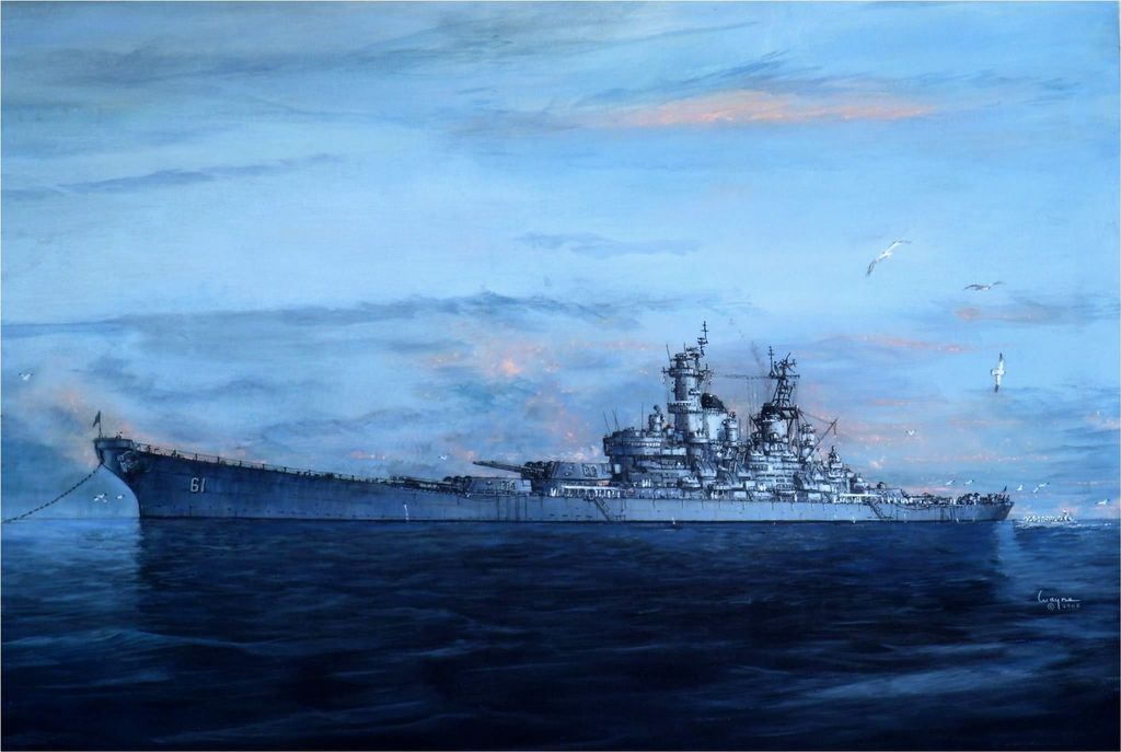 USS Iowa 1/6000
