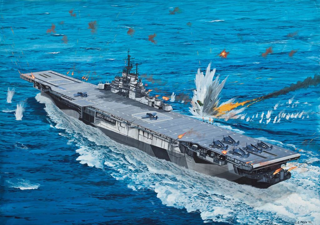 USS Essex 1/6000