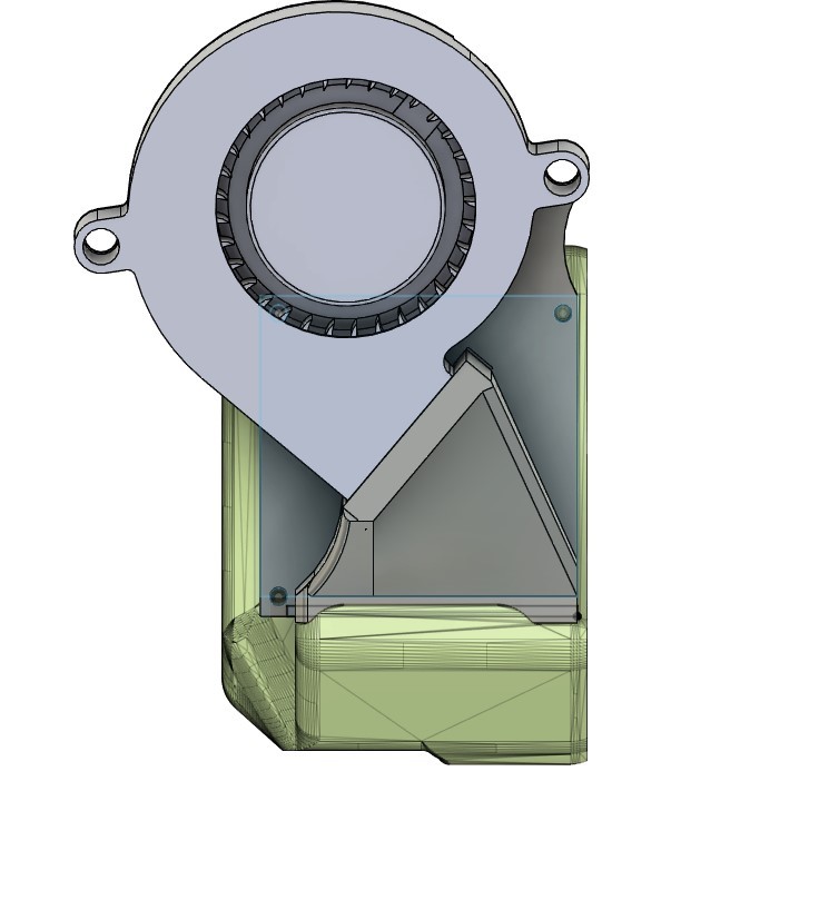 Micro Swiss NG™ Direct Drive Extruder 5015 adapter