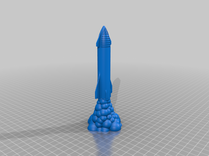 Starship Lift Off/Blast Off (2019 Spacex Starship Design)