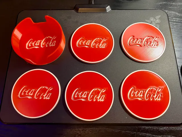 Coca Cola coaster set