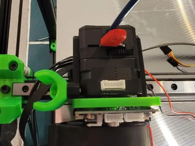 Duet 1LC Toolboard mount for EVA carriage system with LGX extruder