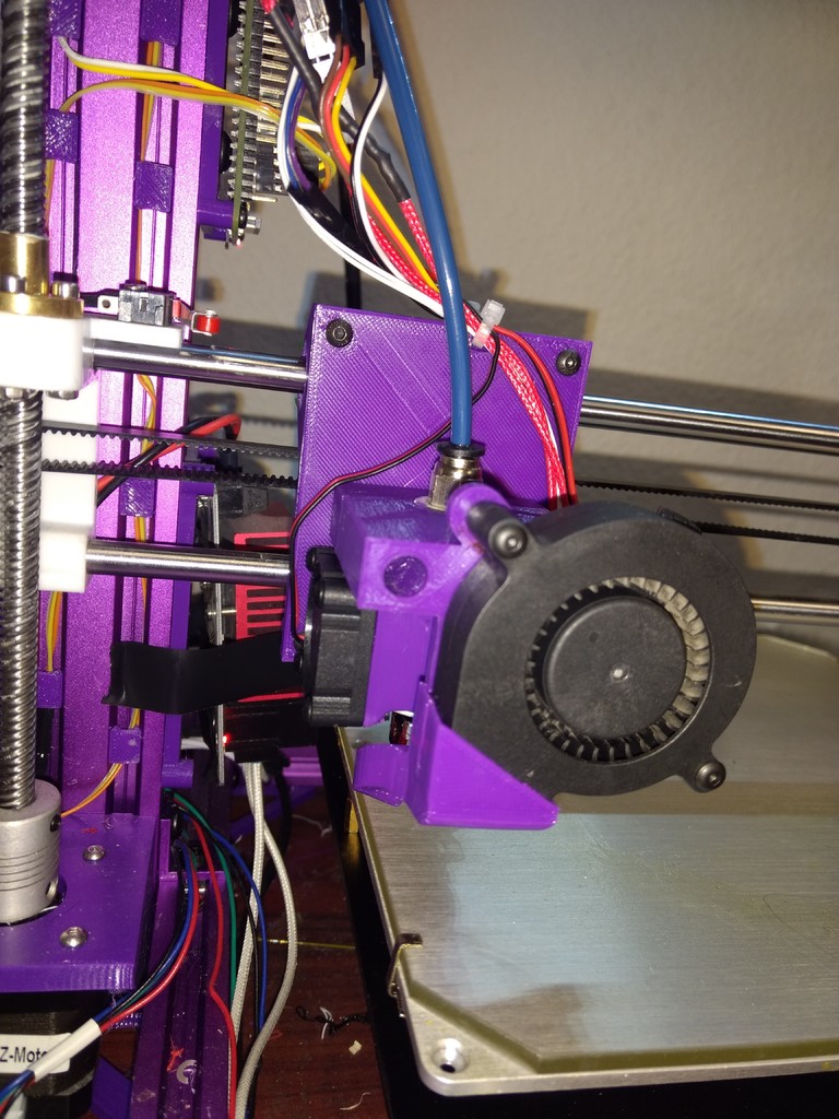 Integrated Modular Carriage for AM8 or Anet A8 and V6/BLTouch