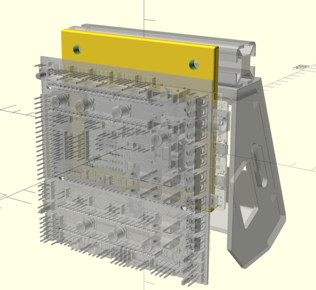 Arduino Ramps Stl RAMPS/Arduino Mount for T-Slot Extrusions por salfter | Descargar ...