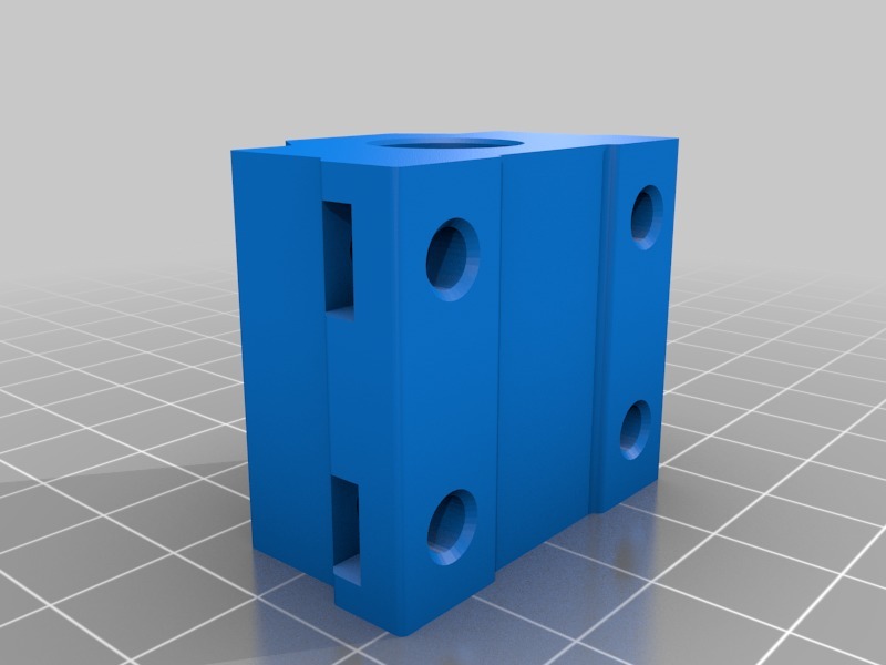 Miniatura 4 do modelo 3D SCS8UU Bushing Block