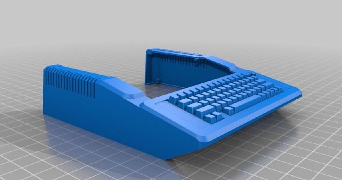 Apple Iie Raspberry Pi Case By Salfter Download Free Stl Model 5023