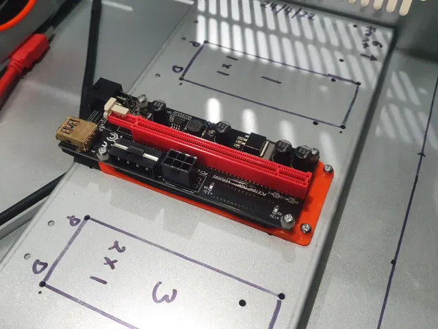 4U Server Case GPU PCIe Riser Mount Conversion V006 to V009S