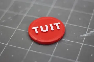 Round Tuit by Roughrider | Download free STL model | Printables.com